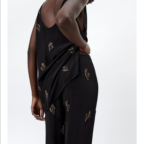 ZARA JEWEL TOP AND PANTS LIMITED EDITION - Picture 3 of 15